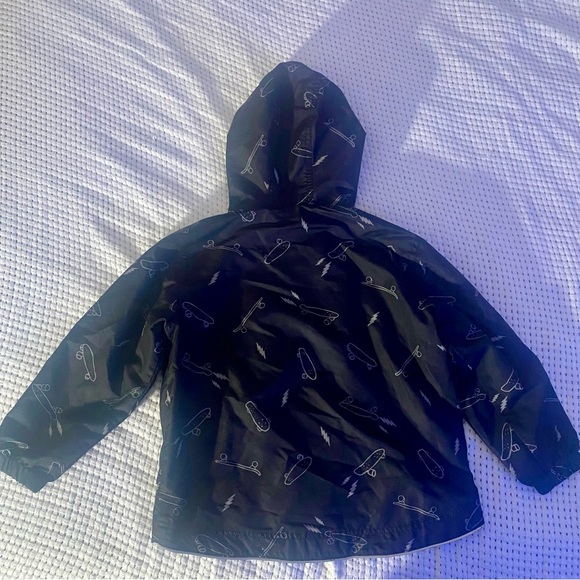 Hanna Andersson Boys Size 110 5 windbreaker Light Jacket Skateboard Coat Hood - Picture 4 of 5